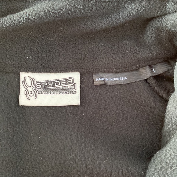 Youth Spider Fleece Large- Black - Picture 2 of 4